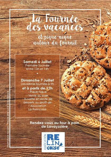 Affiche annonçant la Fournée des vacances