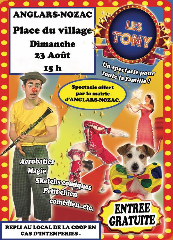 Affiche pour le spectacle des Tony